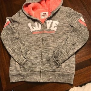 3/$20 Girls zip up sweater